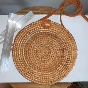 Woven Circle Purse